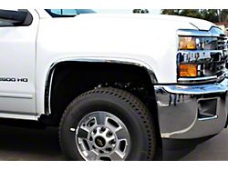 Stainless Steel Fender Trim; Polished (15-19 Silverado 2500 HD)