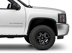 Stainless Steel Fender Trim; Matte Black (07-13 Silverado 1500)