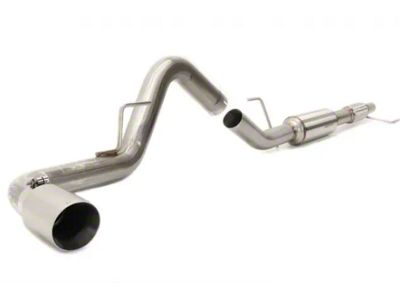 Carven Exhaust TR-Series Single Exhaust System with Polished Tip; Side Exit (15-20 2.7L EcoBoost F-150)
