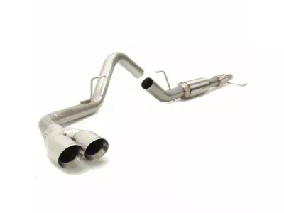 Carven Exhaust TR-Series Single Exhaust System with Polished Tips; Side Exit (15-20 2.7L EcoBoost F-150)