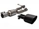 Carven Exhaust Competitor Series Direct Replacement Muffler with 5-Inch Ceramic Black Tips (09-18 5.7L RAM 1500 w/ Factory Dual Exhaust)