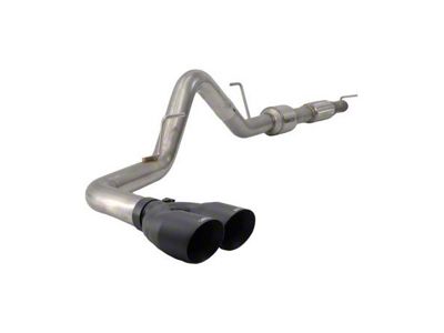 Carven Exhaust R-Series Single Exhaust System with Polished Tips; Side Exit (15-20 5.0L F-150)