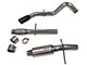 Carven Exhaust Progressive Series Single Exhaust System with Black Tip; Side Exit (10-18 4.3L Sierra 1500)