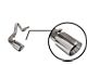 Carven Exhaust Competitor Series Single Exhaust System with Polished Tip; Side Exit (19-24 5.3L Sierra 1500 w/o Factory Dual Exhaust)