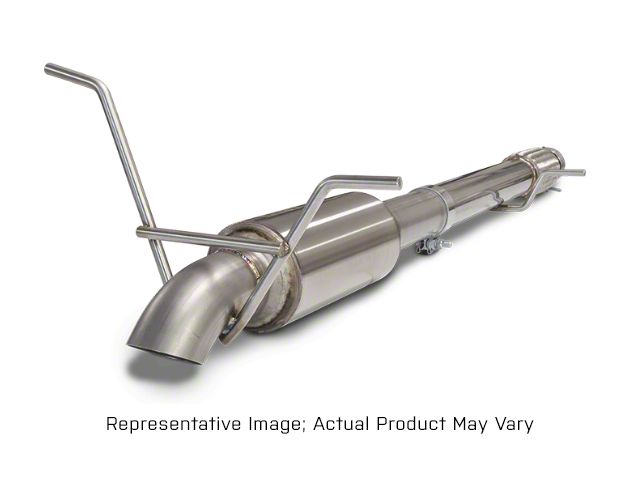 Carven Exhaust Progressive Series Dump Style Single Exhaust System; Turn Down (19-24 5.3L Sierra 1500 w/o Factory Dual Exhaust)