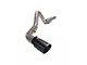 Carven Exhaust Progressive Series Single Exhaust System with Black Tip; Side Exit (19-24 5.3L Sierra 1500 w/o Factory Dual Exhaust)