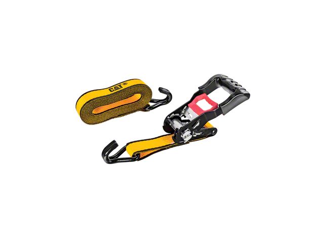 CAT 12-Foot x 1-1/4-Inch Ratchet Tie Down Set; 2-Piece (Universal; Some Adaptation May Be Required)