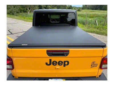 CAT Soft Vinyl Tri-Fold Tonneau Cover with Rigid Hex Grid MOLLE Panels (20-25 Sierra 2500 HD)