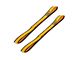 CAT 12-Inch x 1-Inch Yellow/Black Soft Hook Set; 2-Piece (Universal; Some Adaptation May Be Required)