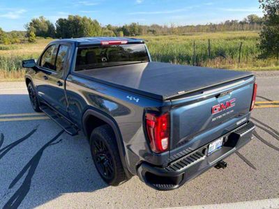 CAT Soft Vinyl Tri-Fold Tonneau Cover with Rigid Hex Grid MOLLE Panels (20-24 Silverado 2500 HD)