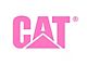 CAT 5-Inch Vinyl Decal; Pink (Universal; Some Adaptation May Be Required)