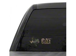 CAT 8-Inch Vinyl Decal; Camo Texas (Universal; Some Adaptation May Be Required)