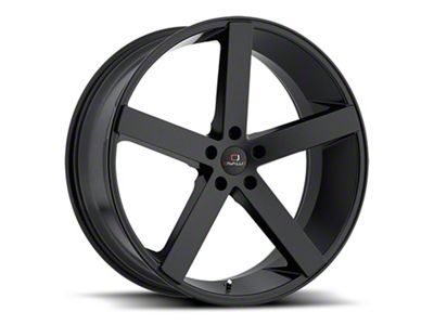 Cavallo CLV-5 Gloss Black 5-Lug Wheel; 18x8; 35mm Offset (87-90 Dakota)
