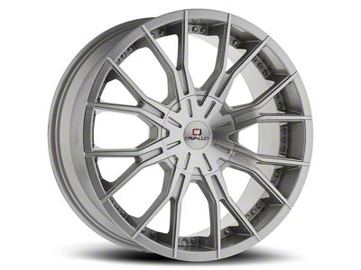 Cavallo CLV-36 Silver and Machined 6-Lug Wheel; 20x8.5; 15mm Offset (04-08 F-150)