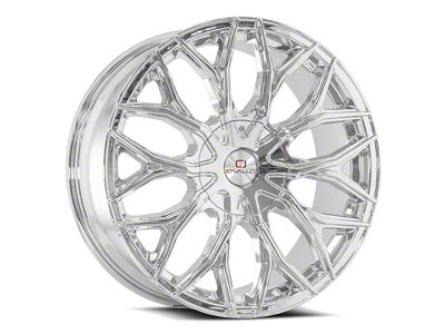 Cavallo CLV-37 Nano Chrome 6-Lug Wheel; 24x9; 25mm Offset (04-08 F-150)
