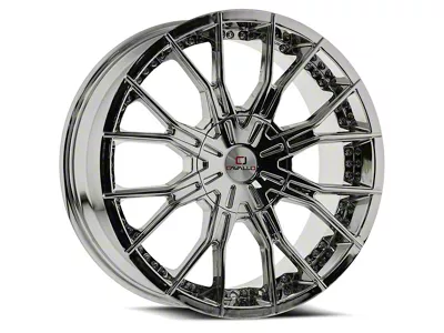 Cavallo CLV-36 Nano Chrome 5-Lug Wheel; 18x8; 35mm Offset (22-26 Maverick)