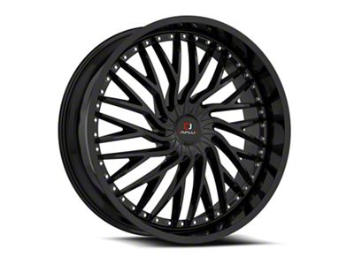 Cavallo CLV-43 Gloss Black 5-Lug Wheel; 18x8; 35mm Offset (22-26 Maverick)