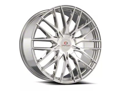 Cavallo CLV-45 Nano Chrome 5-Lug Wheel; 18x8; 35mm Offset (22-26 Maverick)
