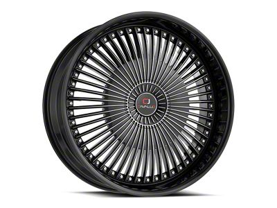 Cavallo CLV-41 Gloss Black and Machined 6-Lug Wheel; 26x9.5; 25mm Offset (19-26 RAM 1500)