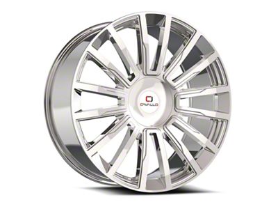 Cavallo CLV-47 Nano Chrome 6-Lug Wheel; 24x9; 25mm Offset (19-25 Sierra 1500)