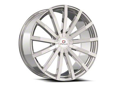 Cavallo CLV-52 Nano Chrome 6-Lug Wheel; 26x9.5; 25mm Offset (14-18 Sierra 1500)