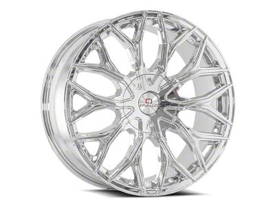 Cavallo CLV-37 Nano Chrome 6-Lug Wheel; 22x9.5; 25mm Offset (19-25 Silverado 1500)