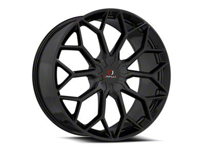 Cavallo CLV-44 Gloss Black 6-Lug Wheel; 24x9; 25mm Offset (07-14 Tahoe)