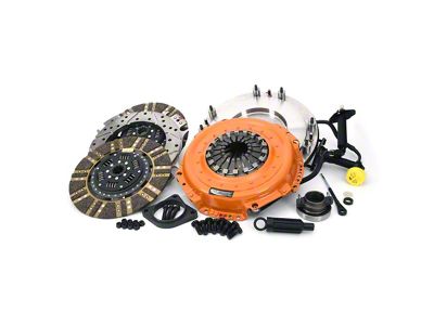 Centerforce Diesel Organic/Carbon Twin Disc Clutch Kit with Flywheel; 10-Spline (05-09 5.9L RAM 2500; 07-18 6.7L RAM 2500)