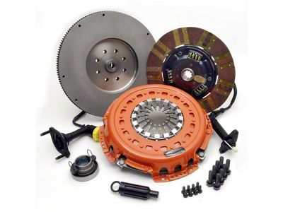 Centerforce Dual Friction Organic/Carbon Clutch Kit with Flywheel; 10-Spline (05-09 5.9L RAM 2500; 07-18 6.7L RAM 2500)