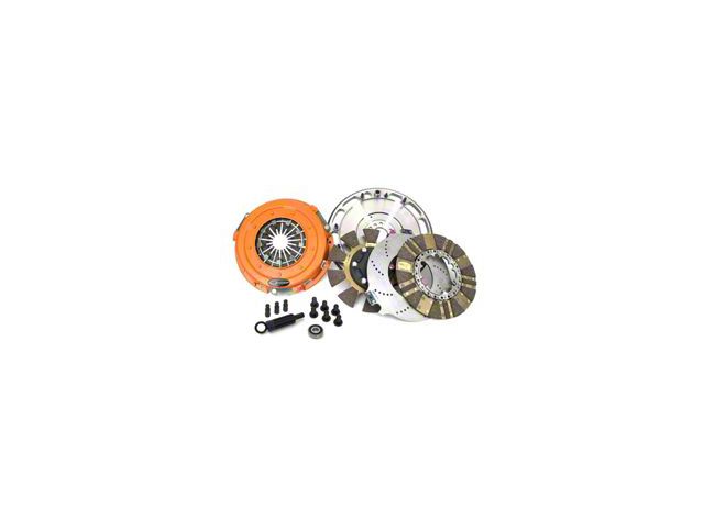 Centerforce DYAD DS Organic/Carbon Twin Disc Clutch Kit with Flywheel; 10-Spline (2005 6.0L Sierra 1500)