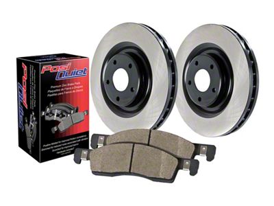 Preferred Axle Plain 5-Lug Brake Rotor and Pad Kit; Front (97-Early 00 2WD F-150, Excluding Lightning)