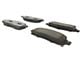 Select Axle Plain 7-Lug Brake Rotor and Pad Kit; Front (04-08 2WD F-150)