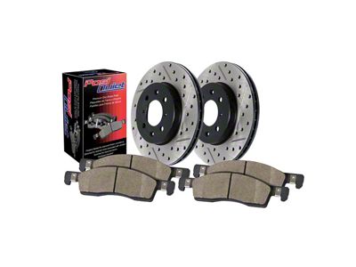 Preferred Axle Plain 5-Lug Brake Rotor and Pad Kit; Rear (04-06 RAM 1500 SRT-10)