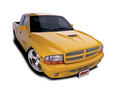 Cervini's SS Hood; Unpainted (97-04 Dakota)