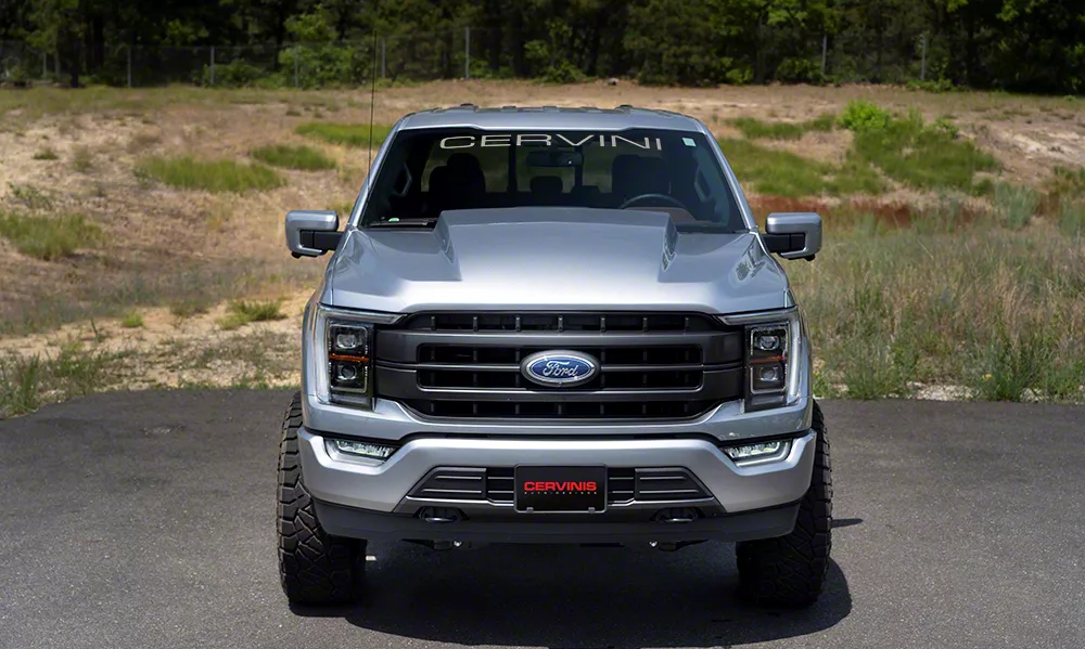 Cervini’s 3-Inch Cowl Hood; Unpainted (21-24 F-150, Excluding Raptor & Tremor)