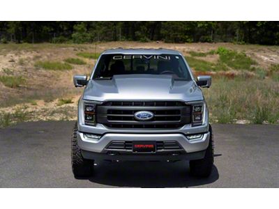 Cervini's 3-Inch Cowl Hood; Unpainted (21-23 F-150, Excluding Raptor & Tremor; 24-25 F-150 Lariat, STX, XL, XLT)