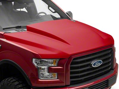 Cervini's 4-Inch Cowl Hood; Unpainted (15-20 F-150, Excluding Raptor)