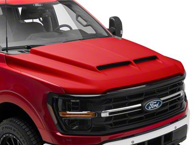 Cervini's Ram Air Hood; Unpainted (21-23 F-150, Excluding Raptor & Tremor; 24-25 F-150 Lariat, STX, XL, XLT)