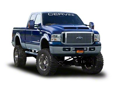 Cervini's Type 4 Ram Air Hood; Unpainted (99-07 F-350 Super Duty)