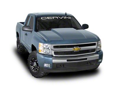 Cervini's Cowl Hood; Unpainted (07-13 Silverado 1500)