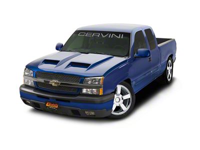 Cervini's Ram Air Hood; Unpainted (03-06 Silverado 1500)