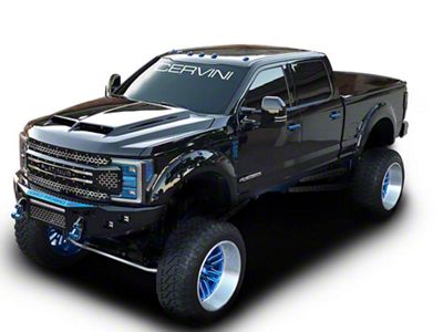 Cervini's Ram Air Hood; Unpainted (17-22 F-250 Super Duty)