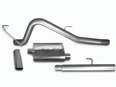 CGS Motorsports Aluminized Single Exhaust System; Aggressive Tone; Side Exit (11-14 5.0L F-150)