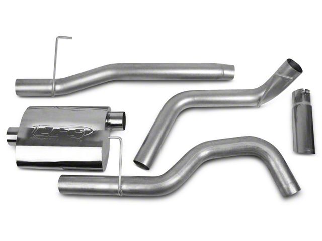 CGS Motorsports Aluminized Single Exhaust System; Side Exit (04-08 4.6L F-150)