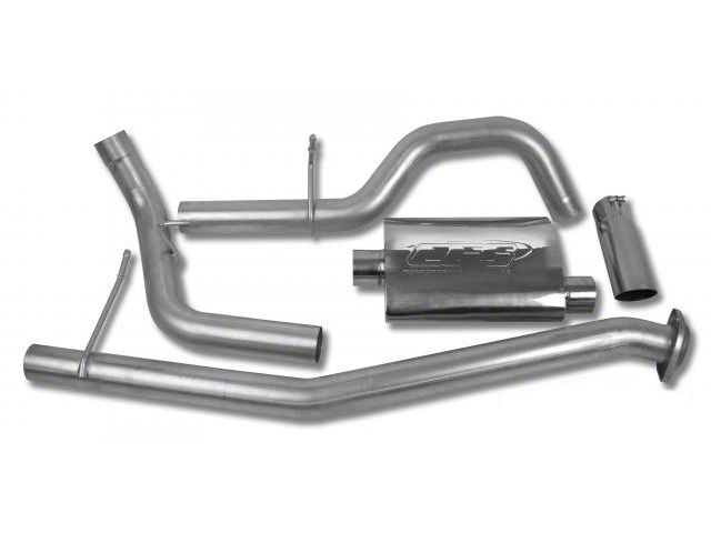 CGS Motorsports Stainless Single Exhaust System; Side Exit (02-06 4.3L Sierra 1500)