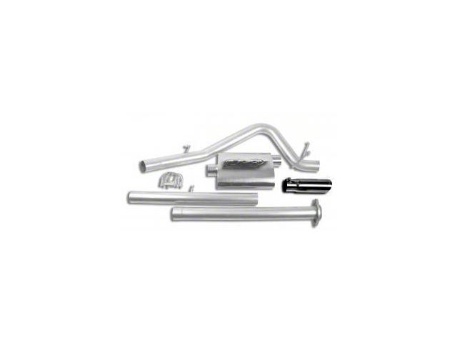 CGS Motorsports Stainless Single Exhaust System with Black Tip; Side Exit (07-08 4.8L Sierra 1500)