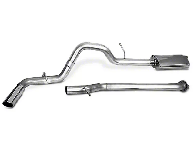 CGS Motorsports Aluminized Single Exhaust System; Side Exit (15-20 2.7L EcoBoost F-150)
