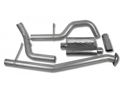 CGS Motorsports Aluminized Single Exhaust System; Side Exit (02-06 4.8L Silverado 1500)