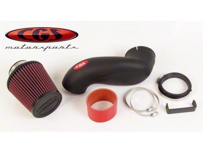 CGS Motorsports Cold Air Intake; Ceramic Silver (99-06 4.8L Sierra 1500)