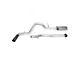CGS Motorsports Stainless Single Exhaust System with Black Tip; Side Exit (09-13 5.3L Sierra 1500)